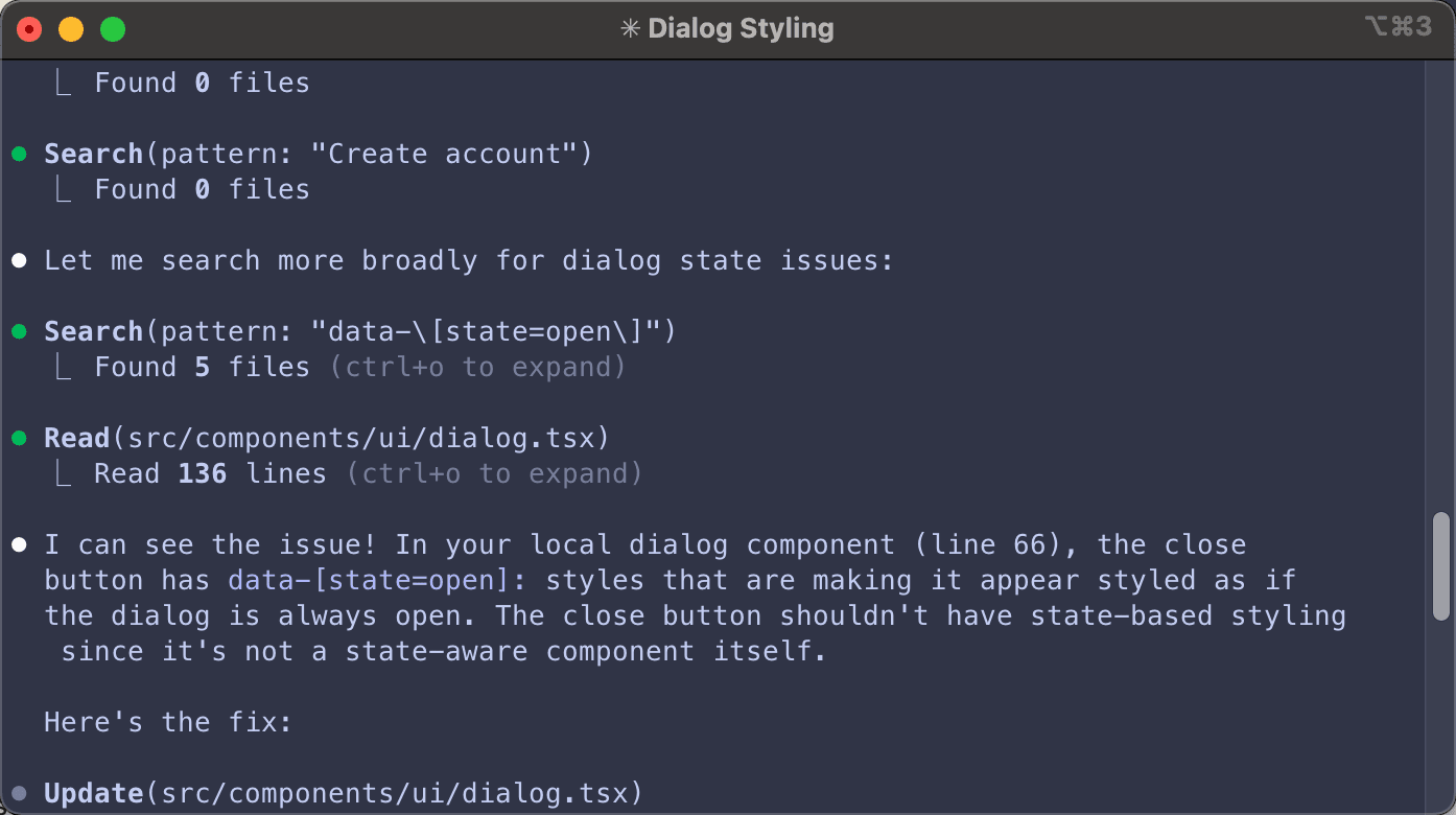 DepGraph MCP showing cited brief response